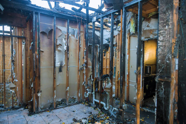 Professional Fire Damage Removal technician working in New Prague, MN